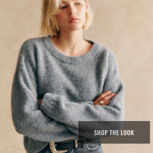 Sezane Sweaters - Sezane Grey Amiel Jumper
